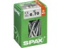 Preview: SPAX Universalschraube, 6 x 70 mm, 30 Stück, Teilgewinde, Senkkopf, T-STAR plus T30, 4CUT, WIROX, 4191010600707