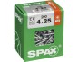 Preview: SPAX Universalschraube, 4 x 25 mm, 200 Stück, Vollgewinde, Senkkopf, T-STAR plus T20, 4CUT, WIROX, 4191010400257