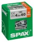 Preview: SPAX Universalschraube, 4,5 x 40 mm, 100 Stück, Teilgewinde, Senkkopf, T-STAR plus T20, 4CUT, WIROX, 4191010450407