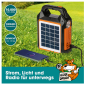 Preview: EASYmaxx Solar-Generator Kit 10000mAh, Schwarz/Orange, 09467