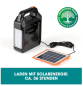 Preview: EASYmaxx Solar-Generator Kit 10000mAh, Schwarz/Orange, 09467