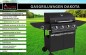 Preview: ACTIVA Gasgrillwagen mit 5 Brenner BBQ 12241