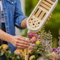 Preview: Gardena ClickUp! Insektenhotel: Schutzgehäuse für Artenvielfalt, wetterfest, ganzjährig einsetzbar, sichere Bodenfixierung (11370-20) Insektenhotel Single 11370-20