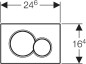 Preview: Geberit  Betätigungsplatte Sigma 01,  GE1157705