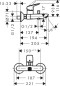 Preview: hansgrohe Logis Einhebel-Wannenmischer Aufputz, 71400000