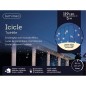 Preview: Lumineo LED TWINKLE ICICLE Lichterkette, 5m, 119LEDs, schwarz/warmweiß, 494813