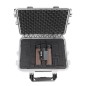 Preview: Rottner Waffentransportbox Gun Case mobile, grau, T06326