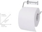 Preview: WENKO Toilettenpapierrollenhalter Simple - Stahl, 18266100