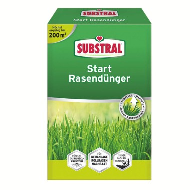 Substral Start Rasendünger für Neuanlagen & Regeneration, 4kg, 82310