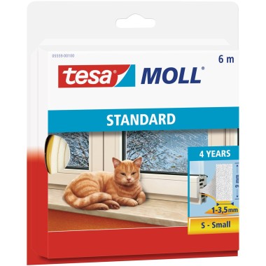Tesamoll Standard I-Profil, 6m, weiß, 05559-00100-00