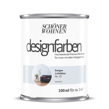 Schöner Wohnen Designfarbe Ewiges Lichtblau Nr.25, 100 ml, 949101009535