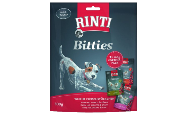 Rinti Bitties Multipack mit 3 versch. Sorten | 8 x300g Hundesnack 180912