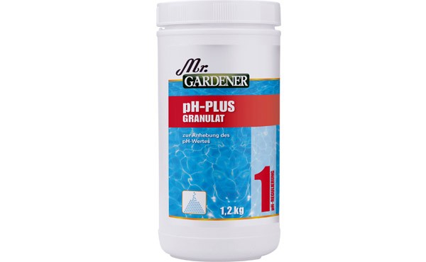 Mr Gardener pH-Plus Granulat 1,2 Kg zur Wasserpflege 0802002MG