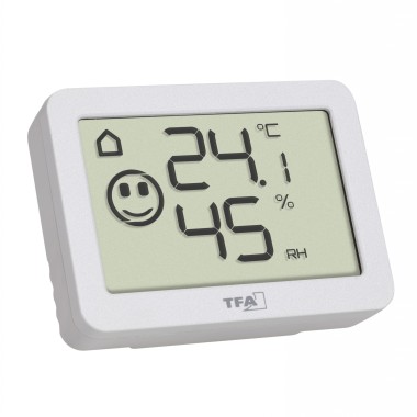 TFA Dostmann Digitales Thermo-Hygrometer Weiß, 30.5055.02