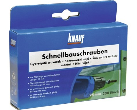 Schnellbauschrauben Knauf TN, 3,5x25 mm, 200 Stk., 86449