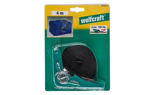 Wolfcraft Ratschen-Zurrgurt 3418000