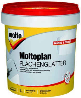 Moltoplan Flächenglätter Moltofill, 1 kg, weiß, 5096544