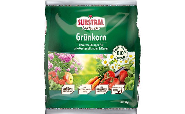 Substral Grünkorn Universal, nitratfreier Langzeit-Gartendüng, 3 kg,  7705