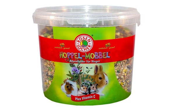Rosenlöcher- Hoppel Mobbel Futter für alle Nager 5 Liter/ 2.5 kg 108613