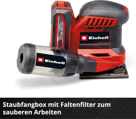 Einhell Akku-Faustschleifer TE-OS 18/113 3X  Li - Solo 4460730