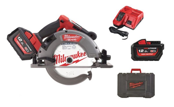 Milwaukee M18 FUEL Führungsschienenkompatible Akku-Handkreissäge - M18FCSG66-121C 4933471195