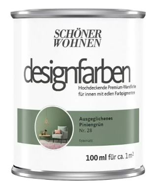 Schöner Wohnen Ausgeglichenes Piniengrün Nr. 28, 100ml, 949101006599