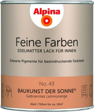 Alpina Feine Farben Lack, Baukunst der Sonne, 750ml, 984113