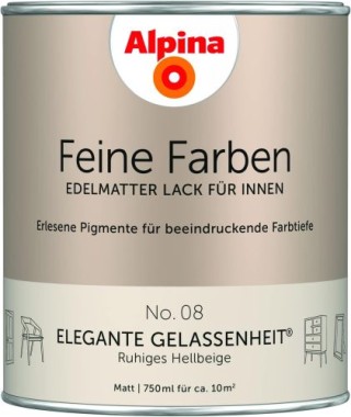 Alpina Feine Farben Lack, Elegante Gelassenheit, 750 ml, 984092