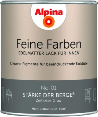 Alpina Feine Farben Lack, Stärke der Berge, 750ml, 984089