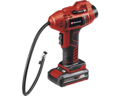 Einhell Akku-Kompressor CE-CC 18 Li + Akku-Luftpumpe CE-AP 18 Li Power X-Change, 18 V, inkl. 2 Ah Akku und Ladegerät, 2070111