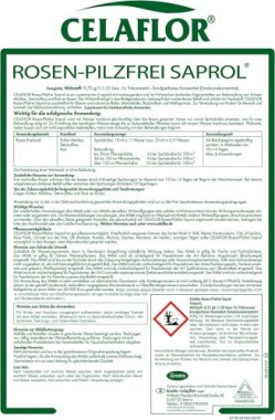 Celaflor Rosen-Pilzfrei Saprol, gegen Pilzkrankheiten, 100 ml, 3769, Pfl.Reg.Nr. 3113