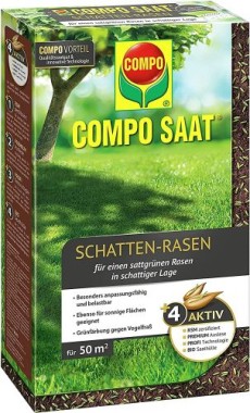 COMPO SAAT Schatten-Rasen, 1 kg, für 50 m², 13896