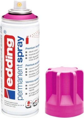 Edding  Permanent Spray, Acryllack, 909 Telemagenta Matt 200 ml, 95672