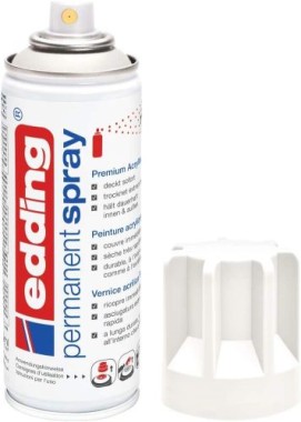 Edding  Permanent Spray, Acryllack, 953 Verkehrsweiß Glänzend 200 ml, 95698