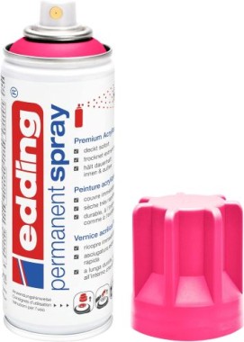 Edding  Permanent Spray, Acryllack, 969 Neonpink Matt 200 ml, 504886