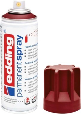 Edding Permanent Spray, Acryllack, 912 Purpurrot Matt 200 ml, 95678