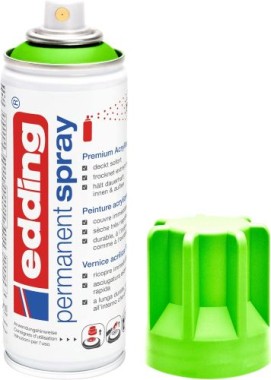 Edding Permanent Spray, Acryllack, 964 Neongrün Matt 200 ml, 504880