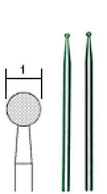 PROXXON Diamantschleifstifte 1,0 mm, 2 Stück, 28212