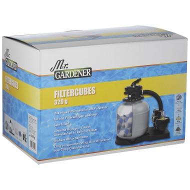 Mr. Gardener Filtermaterial, Filterwürfel 320g, 2100025MG