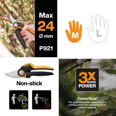 Fiskars X-series Bypass-Gartenschere M P921, 1057173