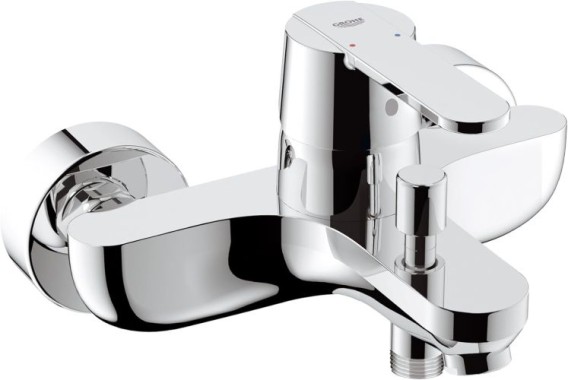 GROHE Get Einhand-Wannenbatterie, 1/2, Silber, Chrom, 32887000