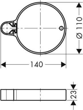 Hansgrohe Casetta C Seifenschale chrom, 28642000