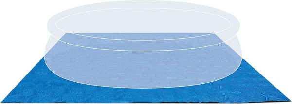 Intex Pool Bodenplane - 4,72 m² - Für Easy Set und Frame Pools von 244 - 457 cm, 128048
