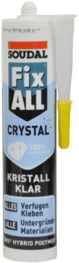 Kleb- Dichtstoff FIX ALL CRYSTAL 290ml kristallklar 111104