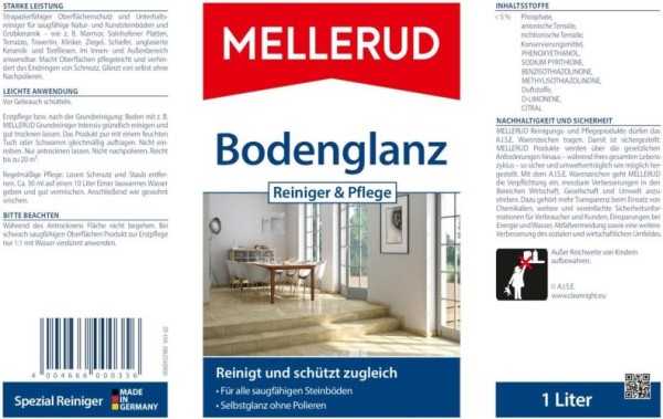 Mellerud Bodenglanz Reiniger & Pflege 1 L, 2001000356