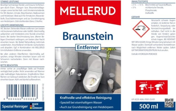 MELLERUD Braunstein Entferner 0,5 L, 2001000806