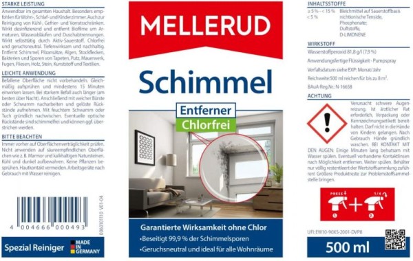 Mellerud Schimmel Entferner Chlorfrei 2001000493