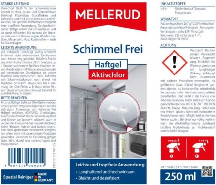 Mellerud Schimmel Frei Haftgel Aktivchlor 2001009250