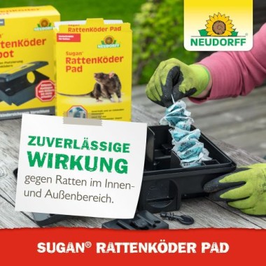 Neudorff - Sugan Ratten-Köder-Pad, 400 g, 03026