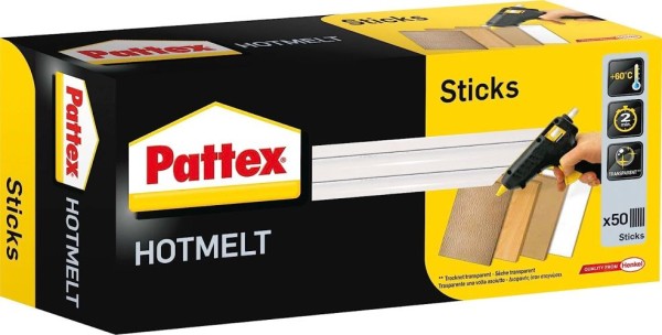 Pattex Hotmelt Heißklebesticks Ø11mm 50 Stück 113913